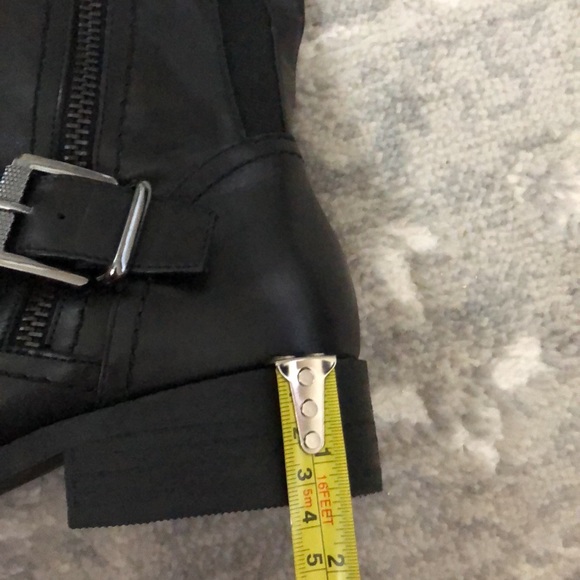 New Marc Fisher Glimmer WIDE CALF Black Riding Knee High Boots Genuine Leather - Picture 13 of 15